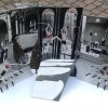 Balletti Plastici Armati - 2014 Acquerello chine e collage cm30x58x38